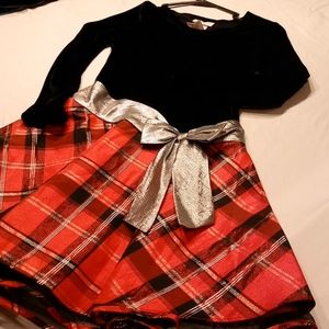 Girls Bonnie Jean dress Christmas